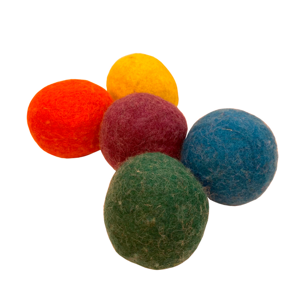 Multi Colour Dryer Balls set of 5